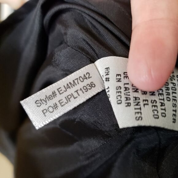 Eliza J Black with White Polka Dot Fit & Flare Dress Size 8 - Picture 9 of 9